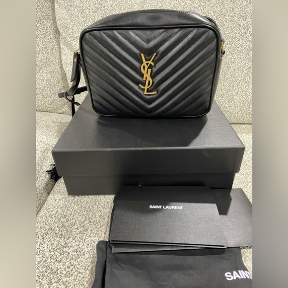 Saint Laurent Handbags - YSL Lou Camera Bag in black